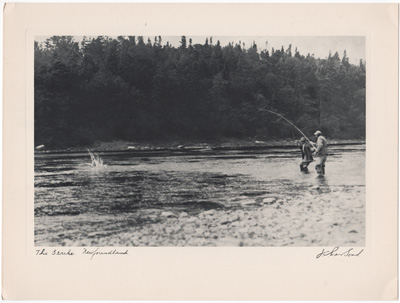 The Strike fising on South Branch River Codroy Valley Newfoundland